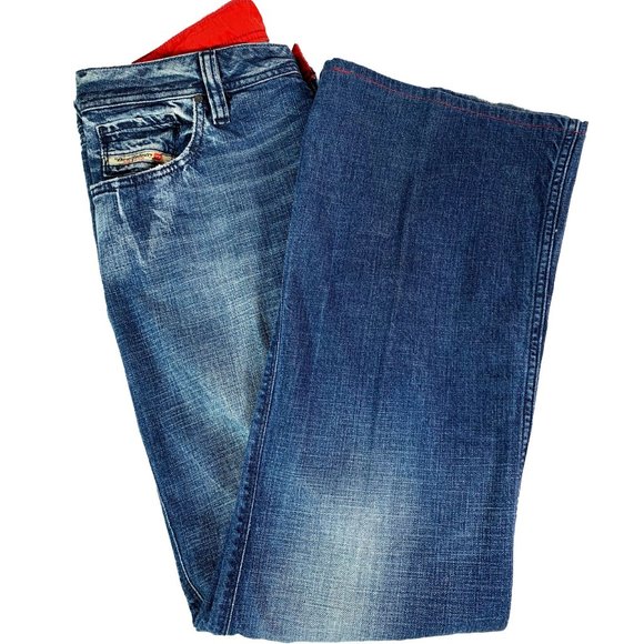 Diesel Zaf 36x33 Bootcut Mens Italian Jeans